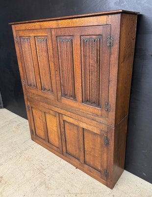 Schmaler Flurschrank aus Eiche, 1920 bei Pamono kaufen