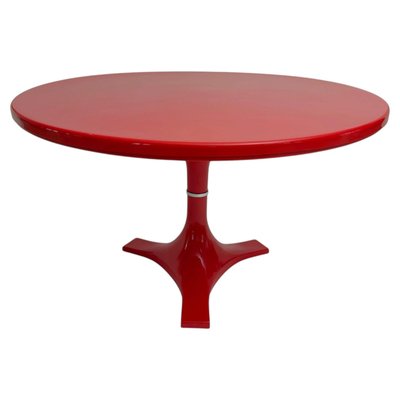 Roter 4997 Esstisch von Gardella & Castelli für Kartell, Italy, 1970