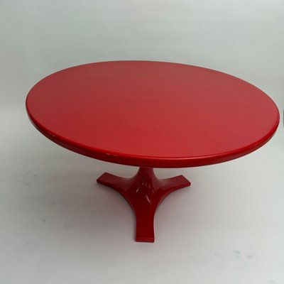 Roter 4997 Esstisch von Gardella & Castelli für Kartell, Italy, 1970