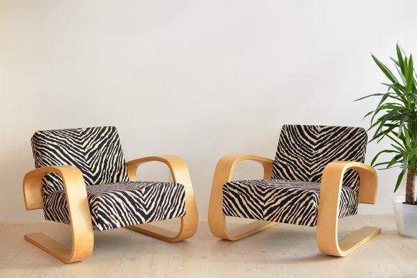 tank chairs by alvar aalto for artek finland 1980s set of 2 for