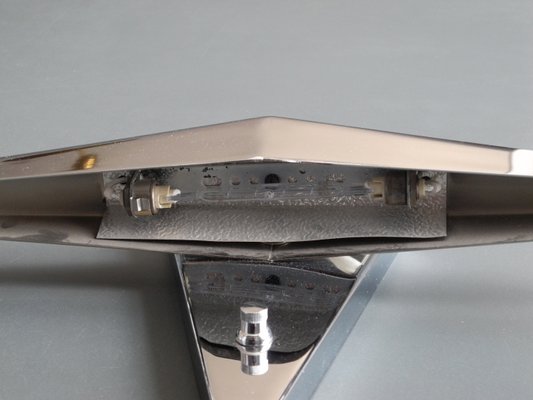 Postmoderne Xxl Chrom Halogen Wandleuchten 1980er 2er Set Bei