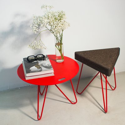 Seis Center Table in Red by Mendes Macedo for Galula for sale at