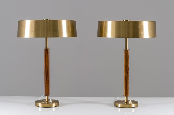 Swedish Mid-Century Table Lamps in 