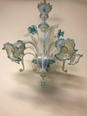 Vintage Venetian Murano Glass Chandelier For At Pamono Vintage Venetian Murano Glass Chandelier 6