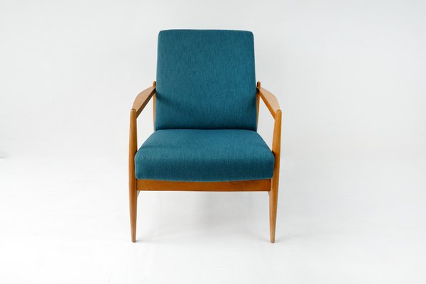 Mid Century Teal Armchair For Sale At Pamono