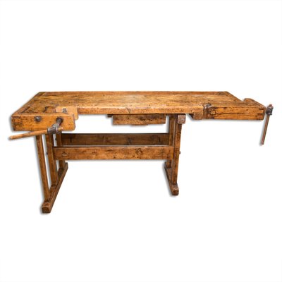 European Oak Carpenters Workbench 1920s For Sale At Pamono