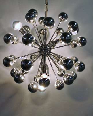 Vintage Chrome Sputnik Chandelier 1960s For At Pamono Vintage Chrome Sputnik Chandelier 1960s 3