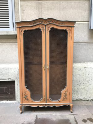 Petite Armoire Vintage Decoree En Vente Sur Pamono
