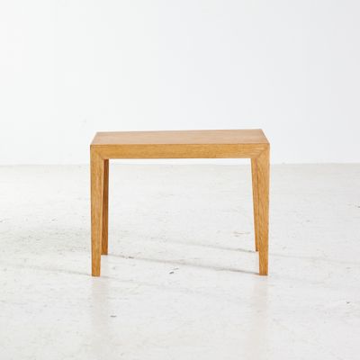 Small Danish Mid Century Side Table In Oak 1960s For At Pamono Small Danish Mid Century Side Table In Oak 1960s 1