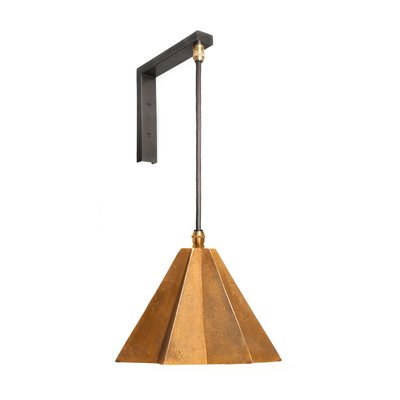 Raffaele Star Shaped Wall Bracket Light In Sand Cast Br By Raffaele Star Shaped Wall Bracket Light