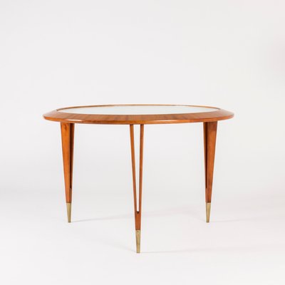 Gl And Mahogany Coffee Table By Bertil Fridhagen For Bodafors 1940s Gl And Mahogany Coffee Table By Bertil Fridhagen For Bodafors 1940s