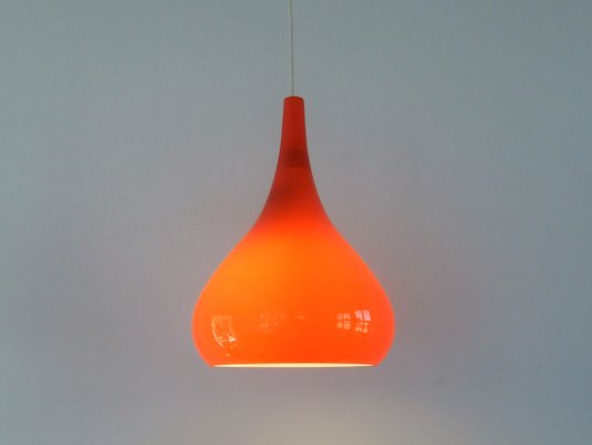 Verre Orange Vintage À Suspension En Lampe fy6b7g