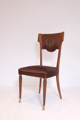 Gratuit Images Chaises De Salon Vintage En Noyer Et Bronze Avec Tapisserie En dernière par