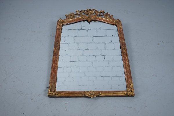 Antique Mirror With Carved Wooden Frame Antique Mirror With Carved Wooden Frame