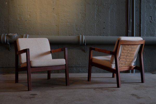 Model Rialto Armchairs By Carl Gustav Hiort Af Ornäs 1950s Set Carl Gustav Hiort Af