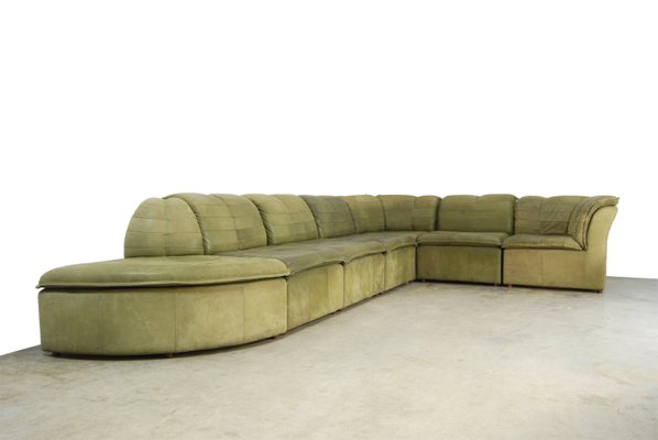 Modular Nubuck Leather Sofa From Laauser 1970s For At Pamono Modular Nubuck Leather Sofa From Laauser 1970s 1