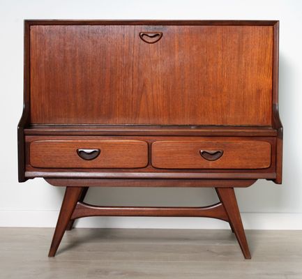 Vintage Bar Cabinet By Louis Van Teeffelen For Wébé, 1960s For Sale Vintage Bar Cabinet by Louis van Teeffelen for Wébé, 1960s 1 - Vintage Bar Cabinet By Louis Van Teeffelen For Wébé, 1960s For Sale
