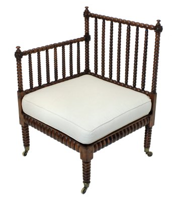antique bobbin corner chair for sale at pamono
