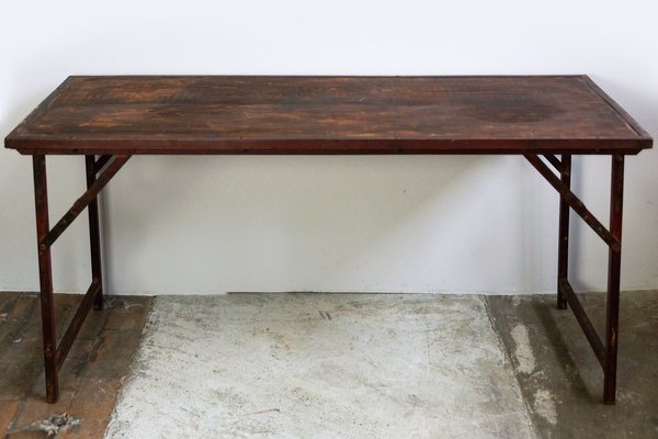 Indian Folding Garden Table 1950s For At Pamono Indian Folding Garden Table 1950s 1