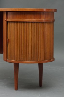 Model 54 Teak Executive Writing Desk By Kai Kristiansen For