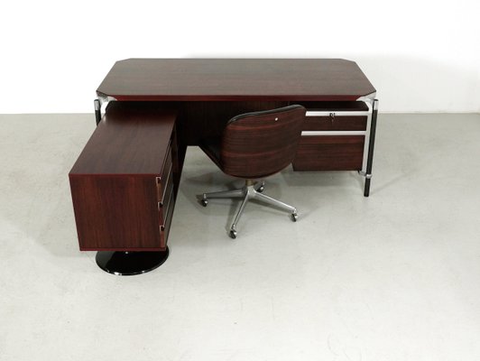Executive Corner Desk By Ico Parisi For M I M Roma 1960s For Sale
