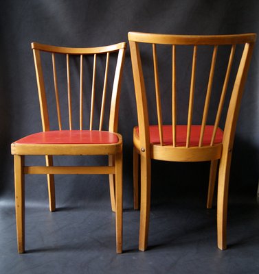 Wooden Chairs 1950s Set Of 2 For Sale At Pamono