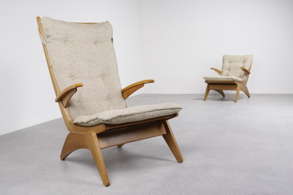 Lounge Chairs By Jan Den Drijver For De Ster Gelderland 1948 Set
