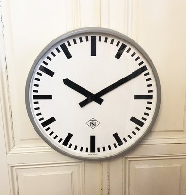 Industrielle deutsche Uhr von Telefonbau und Normalzeit, 1970er