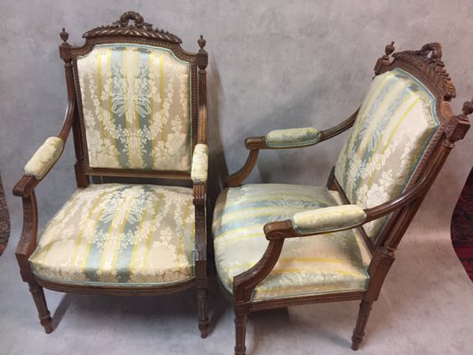 Antique French Armchairs Set Of 2 For, French Arm Chairs