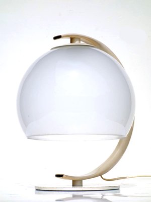 Italian Metal Frosted Glass Table Lamp 1960s For At Pamono Frosted Glass Table Lamp 1960s, Frosted Glass Table Lamp