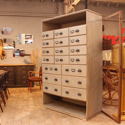 Vintage Wooden Storage Cabinet For At Pamono Vintage Wooden Storage Cabinet 1