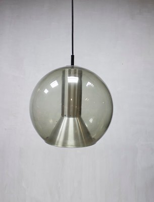 Large Dutch Globe Pendant Lamp by Frank Ligtelijn for Raak Globe Hanging Lamp by Frank Ligtelijn for Raak, 1960s for