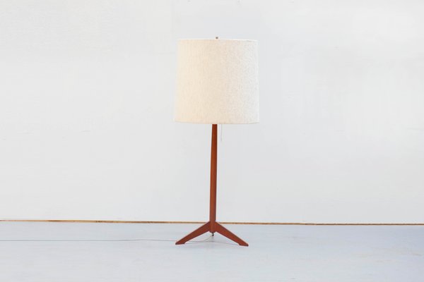 Danish Teak Modern Tripod Floor Lamp 1960s For At Pamono Danish Teak Modern Tripod Floor Lamp 1960s 1