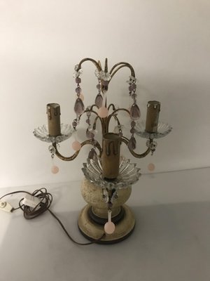 Vintage Table Lamps With Murano Pendants Set Of 2 For At Pamono Vintage Table Lamps With Murano Pendants Set Of 2 1