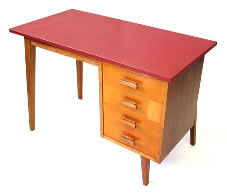 Small Danish Wooden Desk 1950s For Sale At Pamono