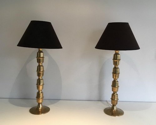 tall brass table lamp