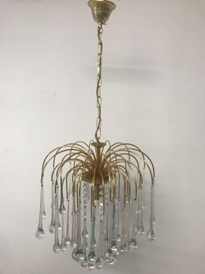 Mid Century Italian Murano Gl Waterfall Ceiling Lamp For Mid Century Italian Murano Gl