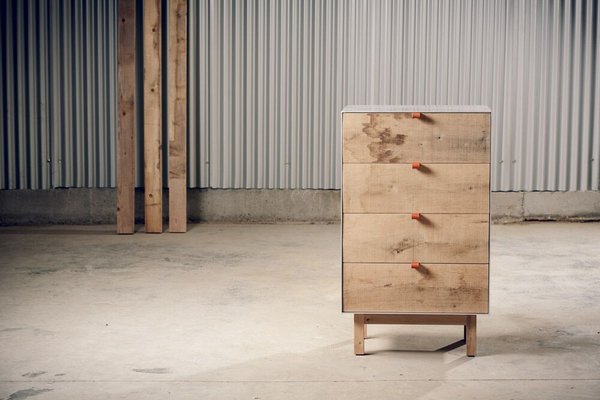Aluminum Unfinished Oak Dresser By Alon Dodo For Sale At Pamono