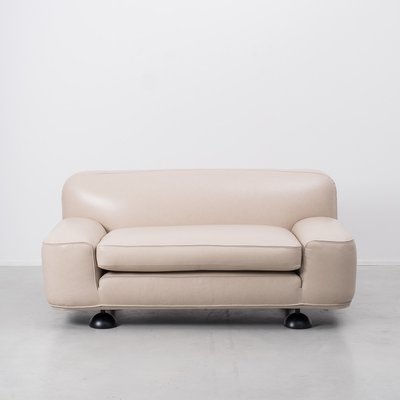 Altopiano 2 Seater Leather Sofa By Franco Poli For Bernini 1960s