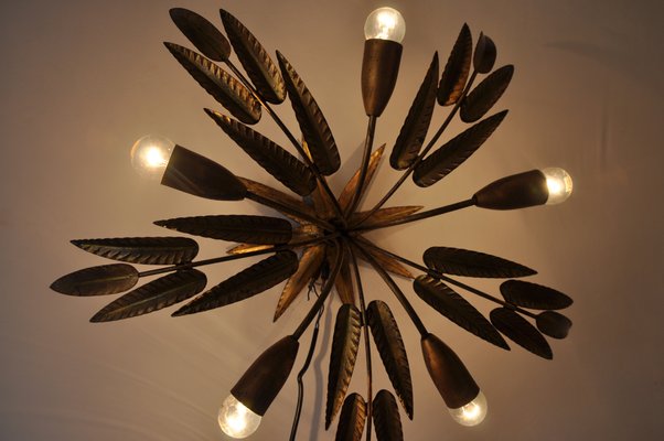 Spanish Golden Ceiling Lamp 1960s For Sale At Pamono
