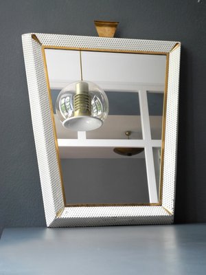 Large Brass Wall Mirror with Diagonal Mirror Strips, 1970s for sale at  Pamono