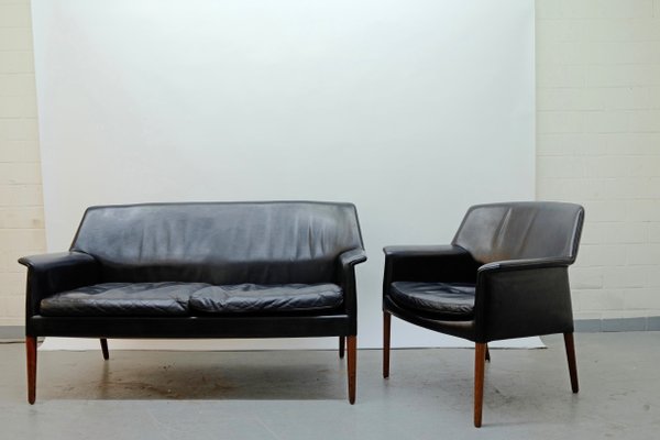 Mid Century Sofa And Lounge Chair By Ejnar Ln Aksel Bender Mid Century Sofa And Lounge Chair By