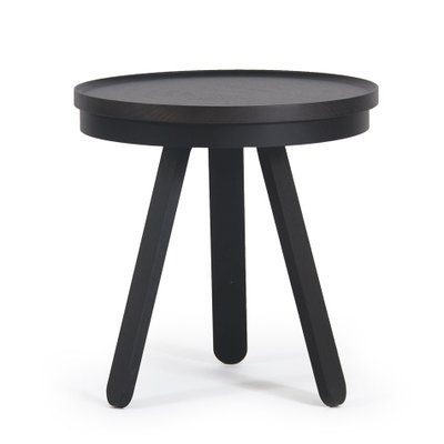 Small Black Batea Tray Table By Daniel Garcia Sanchez For Woodendot For Sale At Pamono