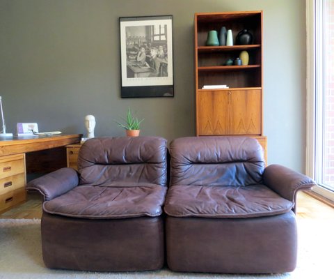 Vintage Modular Leather Sofa From, Leather Furniture Reviews