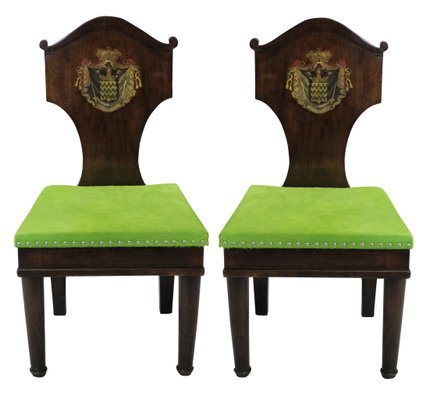 Antique Mahogany Hall Chairs, 1780s For Sale At Pamono Antique Mahogany Hall Chairs, 1780s 1 - Antique Mahogany Hall Chairs, 1780s For Sale At Pamono