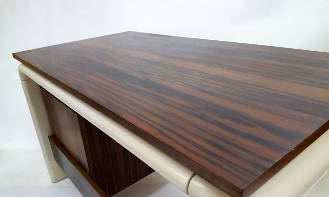 Mid Century Macassar Ebony Desk For Sale At Pamono
