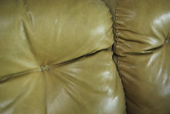 Vintage Ds 101 Olive Green Leather Sofa, Olive Oil On Leather Sofa