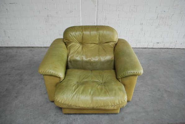 Vintage DS 101 Leather Lounge Chair from de Sede for sale at Pamono