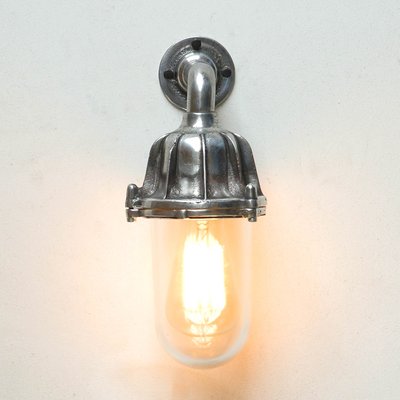 Vintage Aluminum Glass Wall Light For At Pamono - Are Wall Lights Old Fashioned