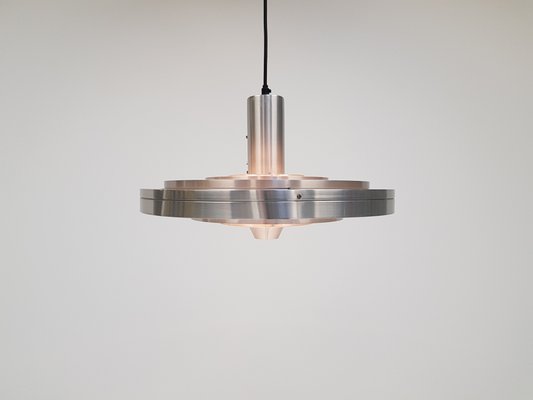 Fibonacci Aluminium Hängelampe von Sophus Frandsen für Fog & Mørup Denmark, 1963 Fibonacci Aluminium Hängelampe von Sophus Frandsen für Fog & Mørup Denmark, 1963